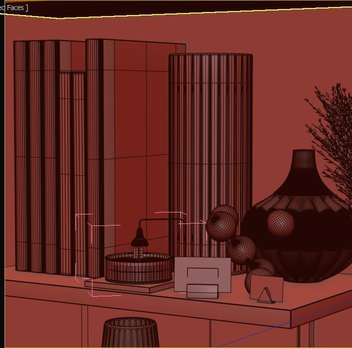 Decorative set 01 3D model_10