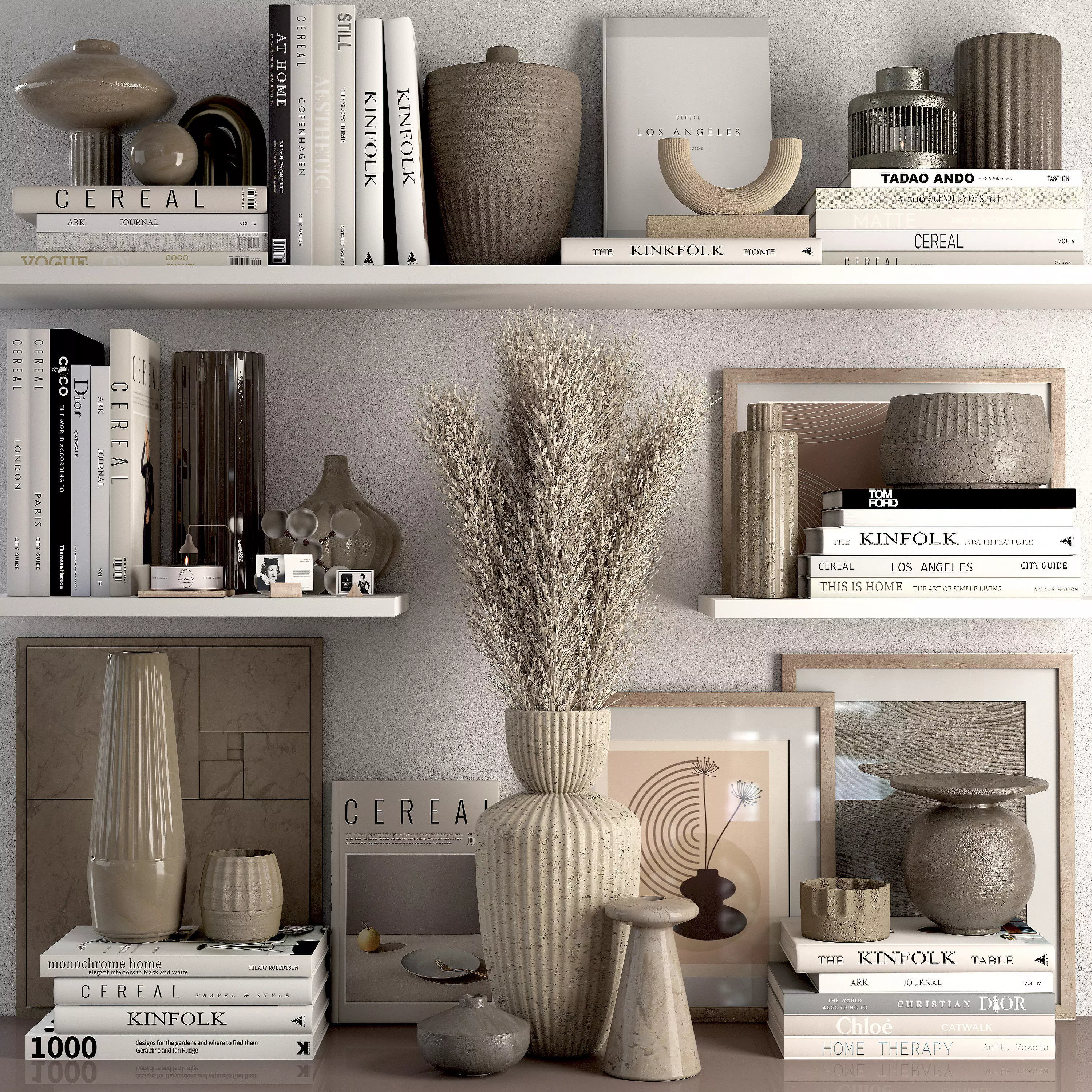 Decorative set 01 3D model_0