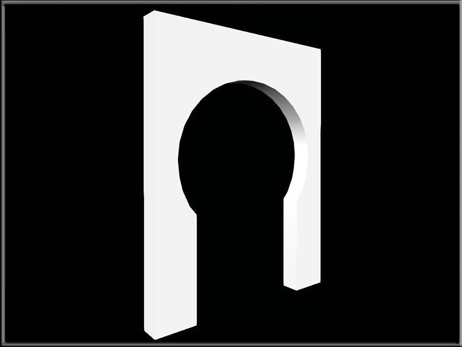 Horseshoe Arch 03 Low-poly 3D model_4