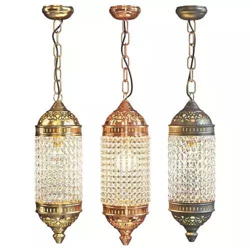 Oriental cristal pendant lamp