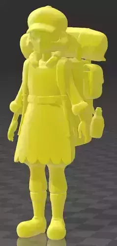 ginko seller and seller pokemon trainer 3D print model