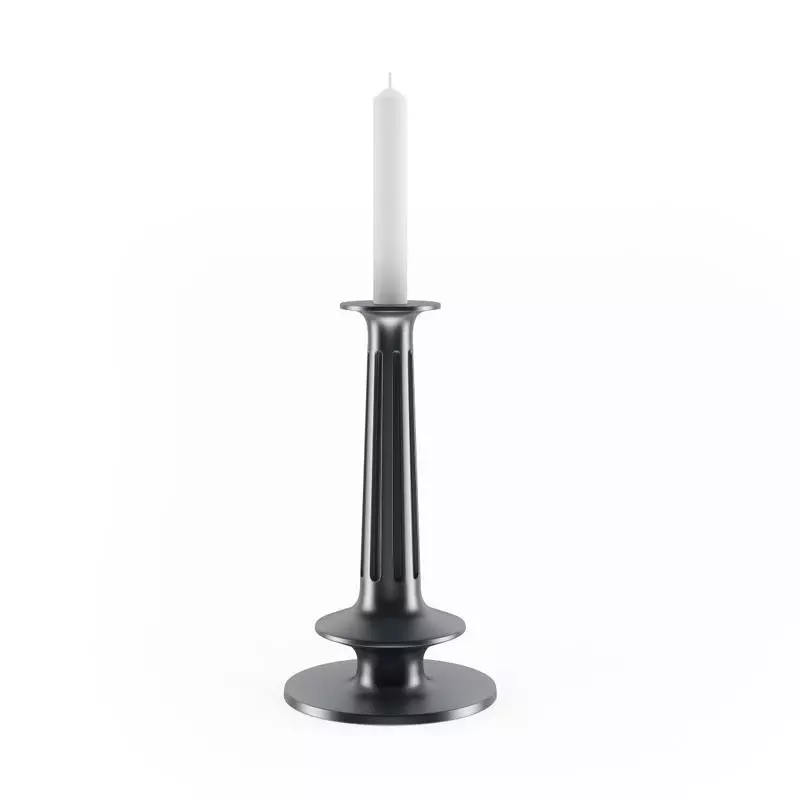 Metal Candlestick 3D model_0