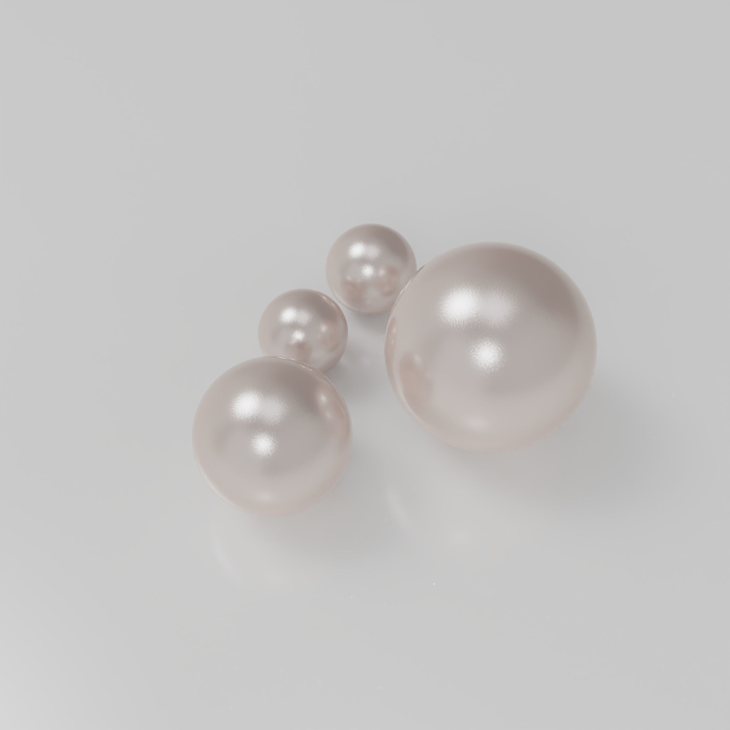 Pearls 3D model_2