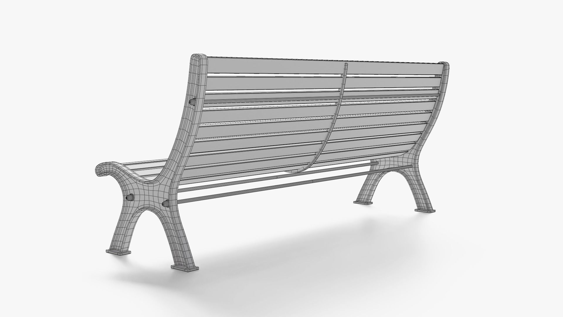 Bench 3D model_12