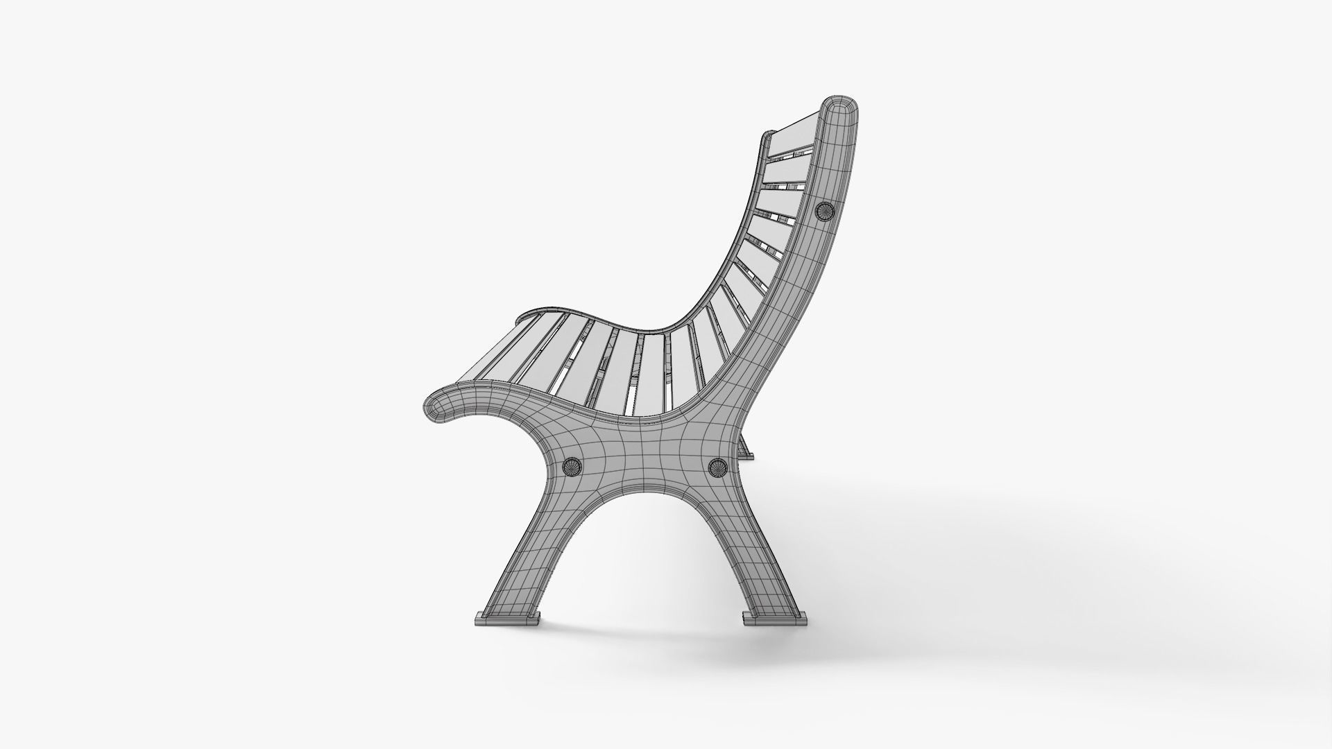 Bench 3D model_11