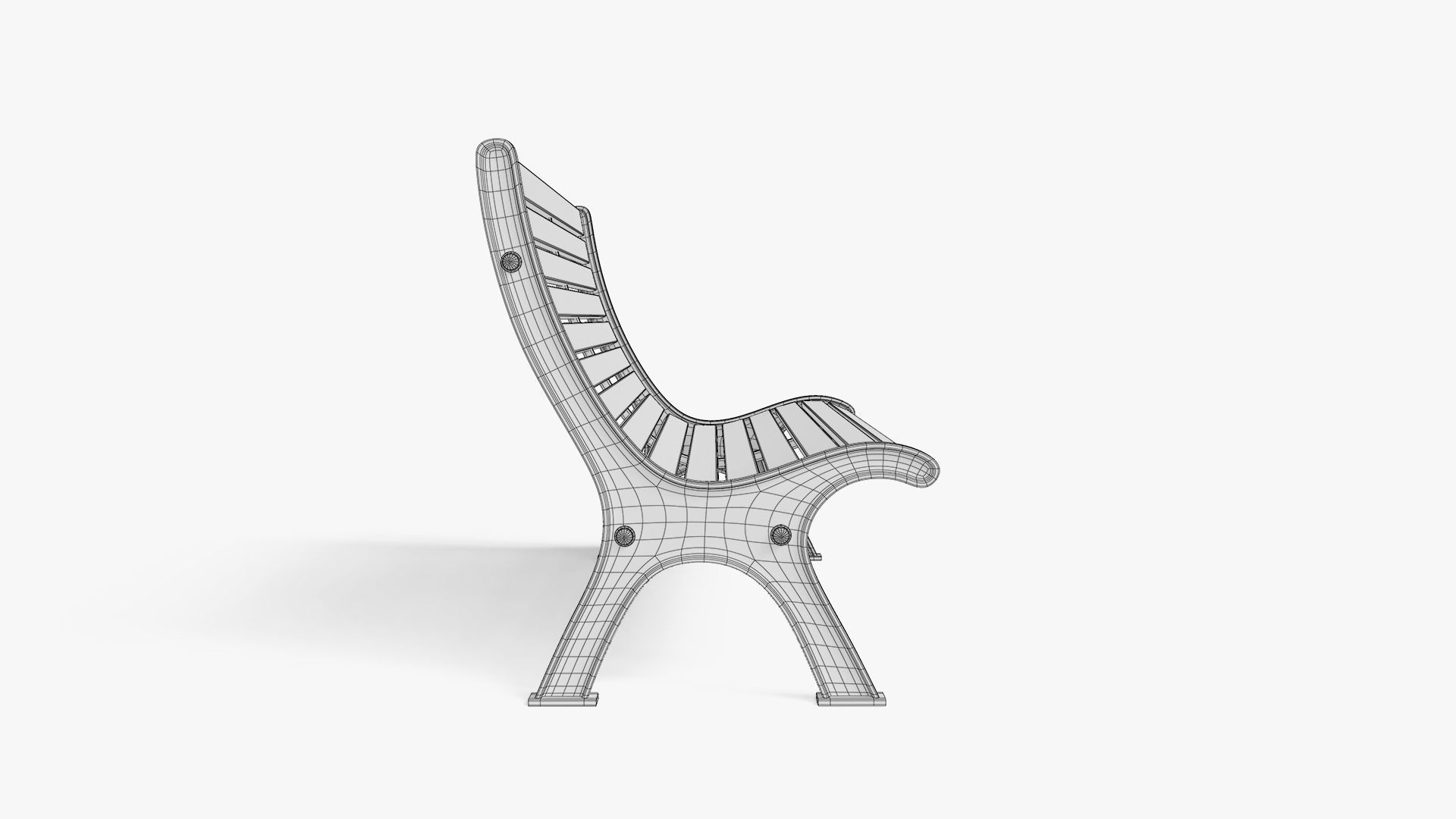 Bench 3D model_15