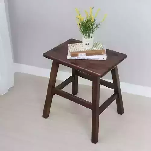 Mine wooden stool chair plant stand