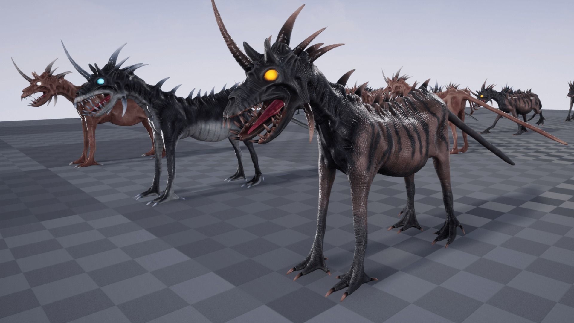 Infernal Low-poly 3D model_22