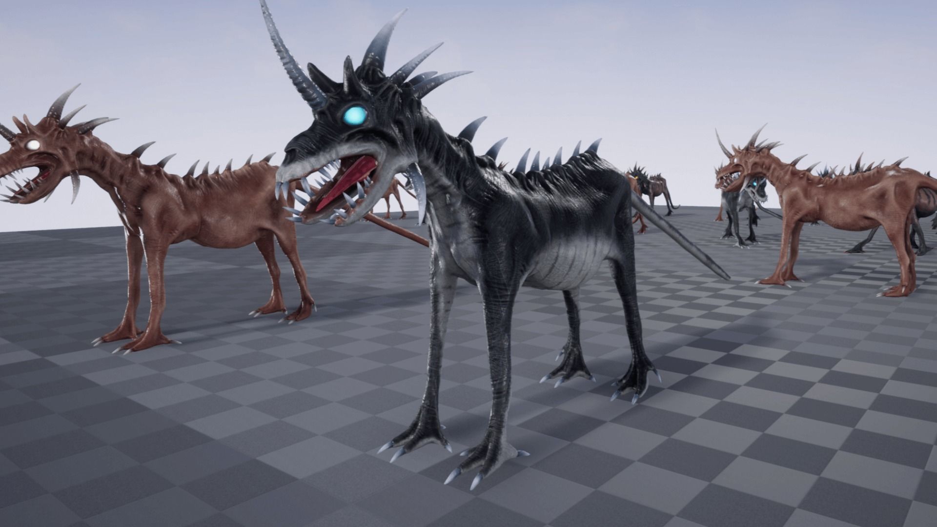 Infernal Low-poly 3D model_13