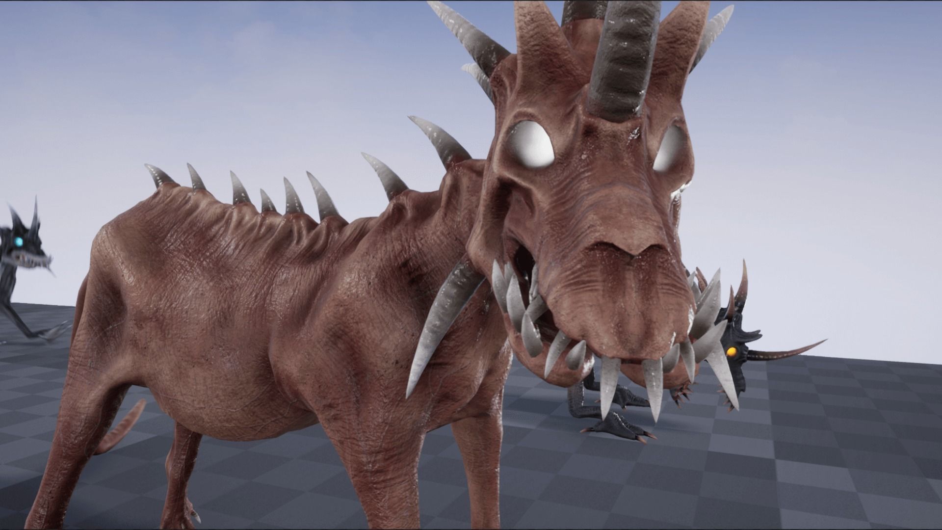 Infernal Low-poly 3D model_16