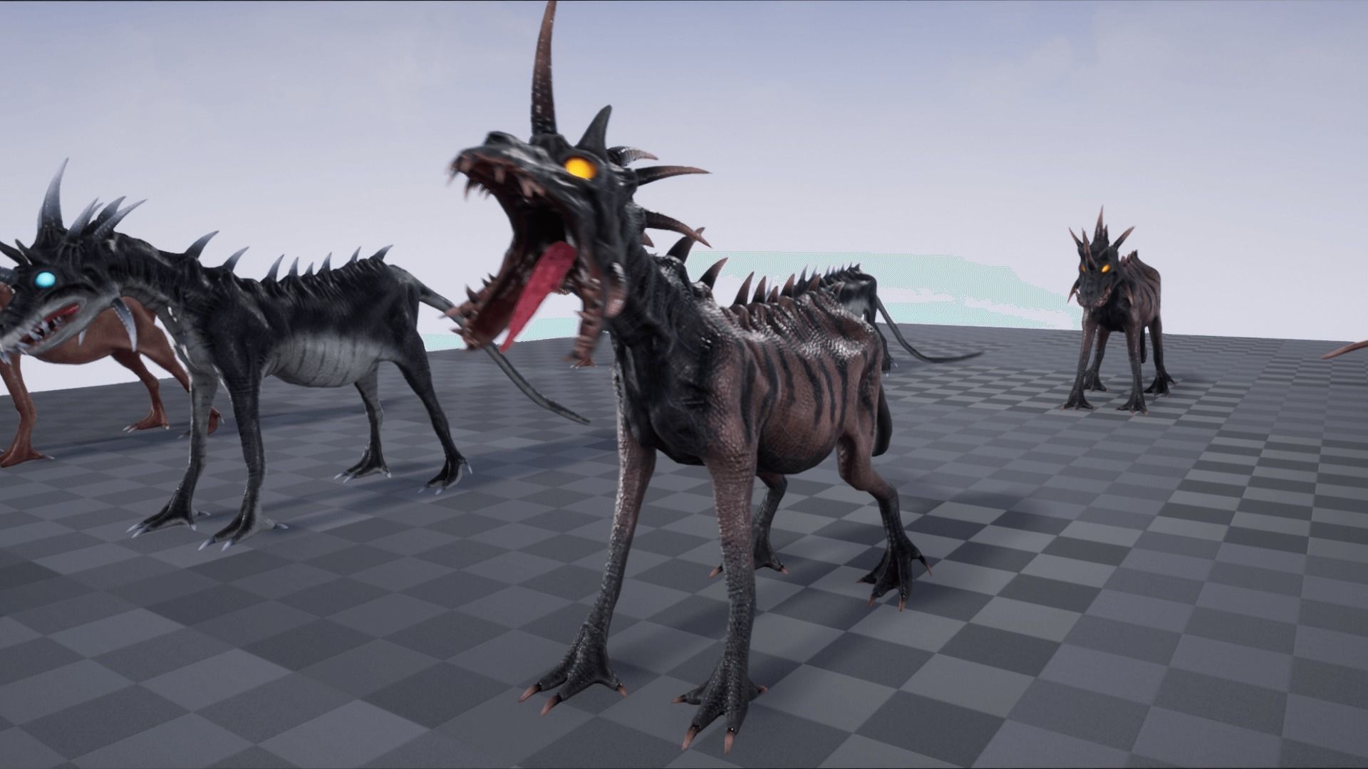 Infernal Low-poly 3D model_17