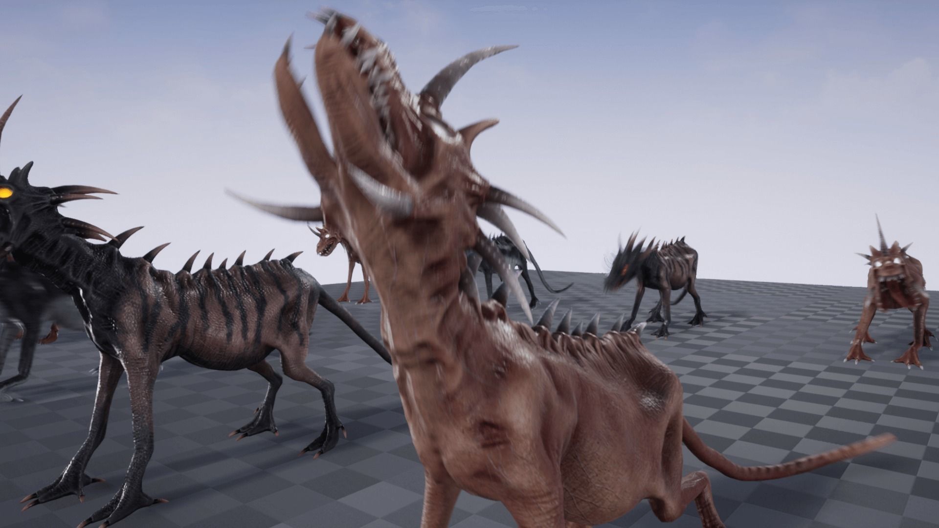 Infernal Low-poly 3D model_23