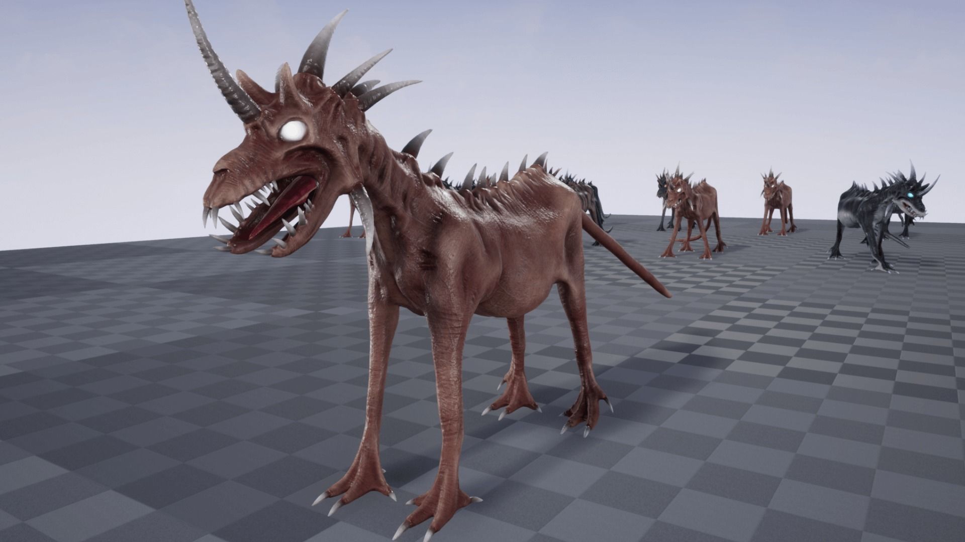 Infernal Low-poly 3D model_14