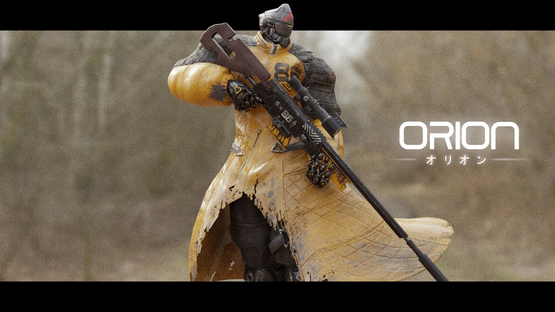 Low Poly - Cybernetic Hitman - Orion Low-poly 3D model_2