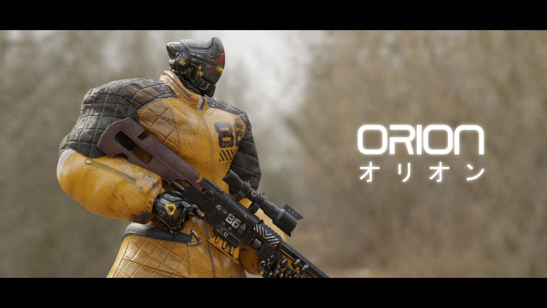 Low Poly - Cybernetic Hitman - Orion Low-poly 3D model_1