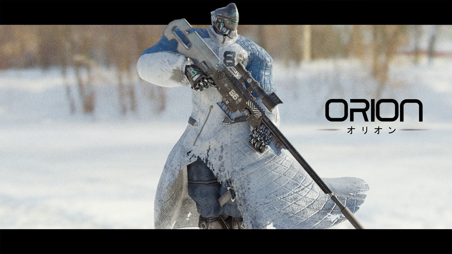 Low Poly - Cybernetic Hitman - Orion Low-poly 3D model_3