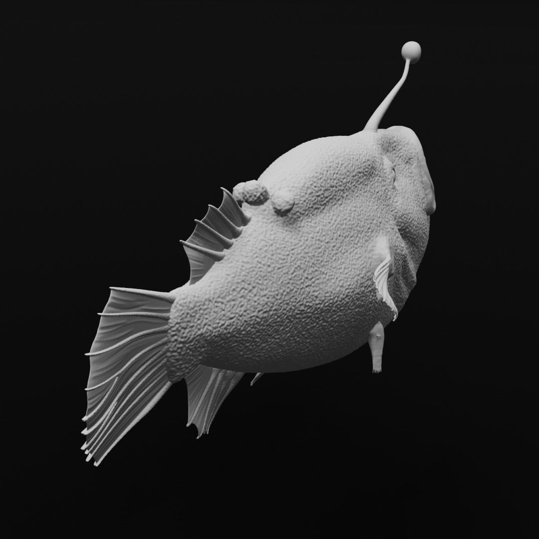 Triplewart Seadevil - Realistic Angler Fish 3d Print 3D print model_4