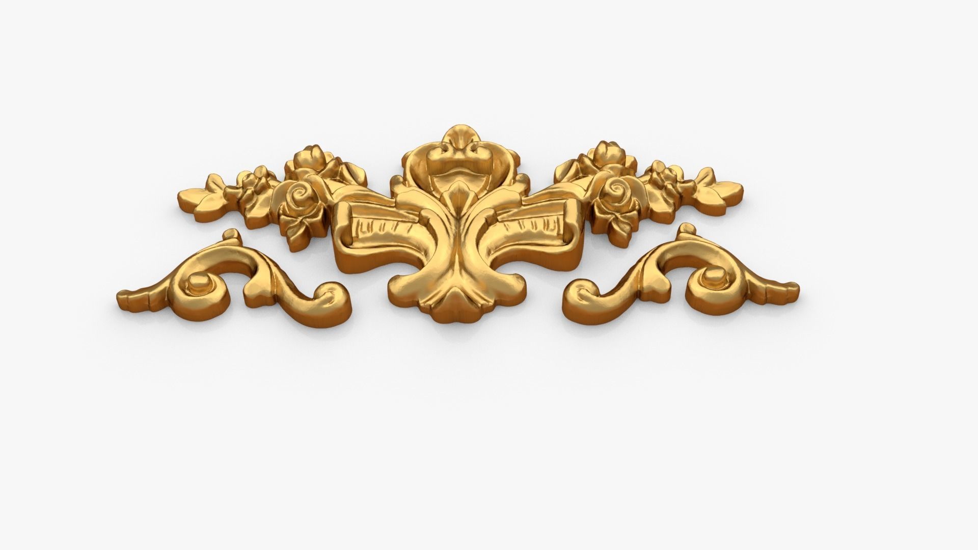 Classic decor ornament 288 3D model_3