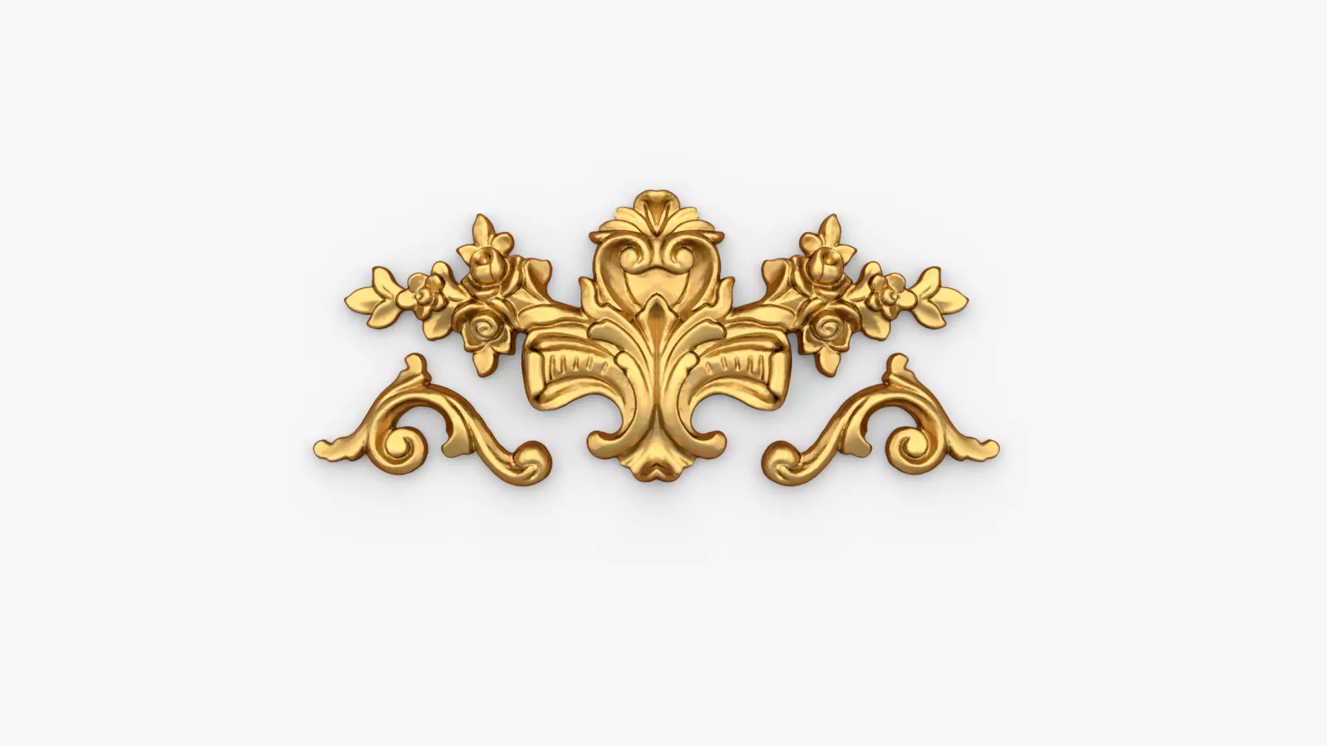 Classic decor ornament 288 3D model_0