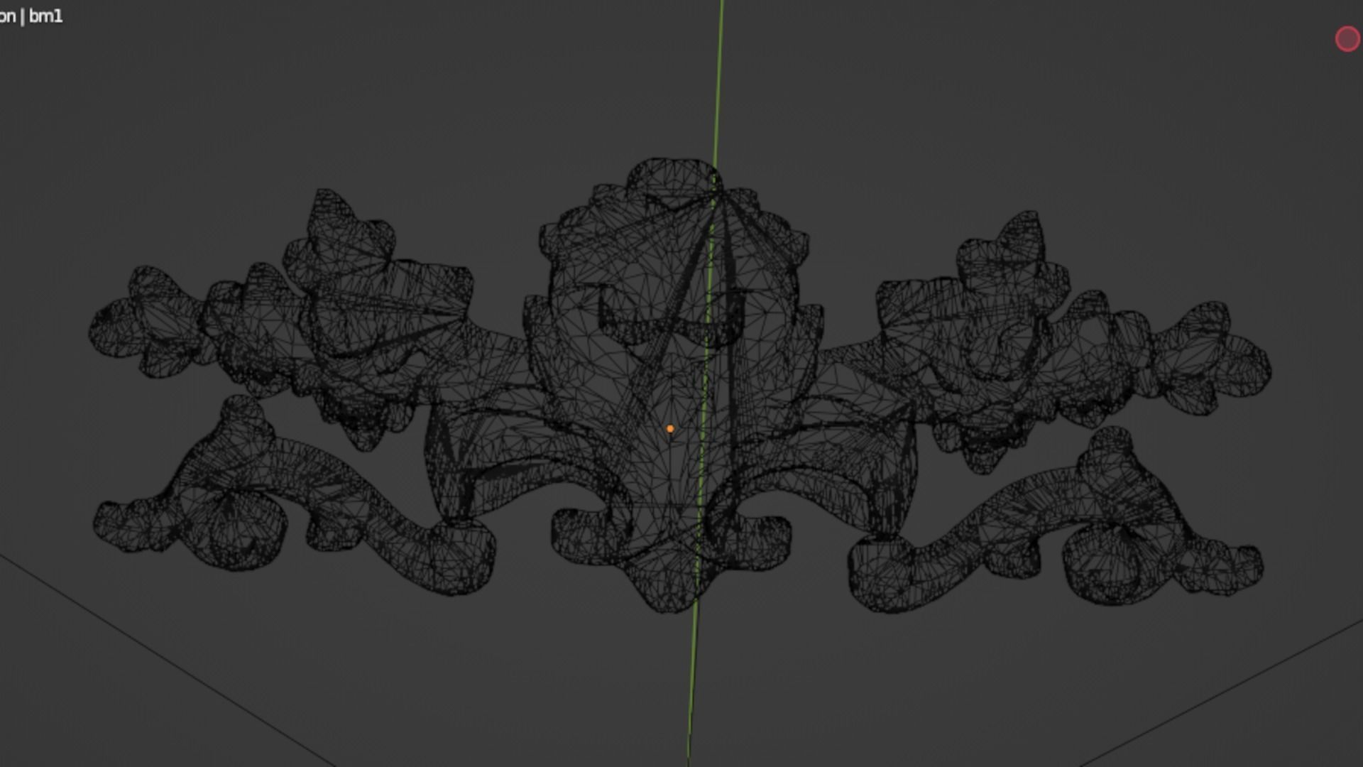 Classic decor ornament 288 3D model_5