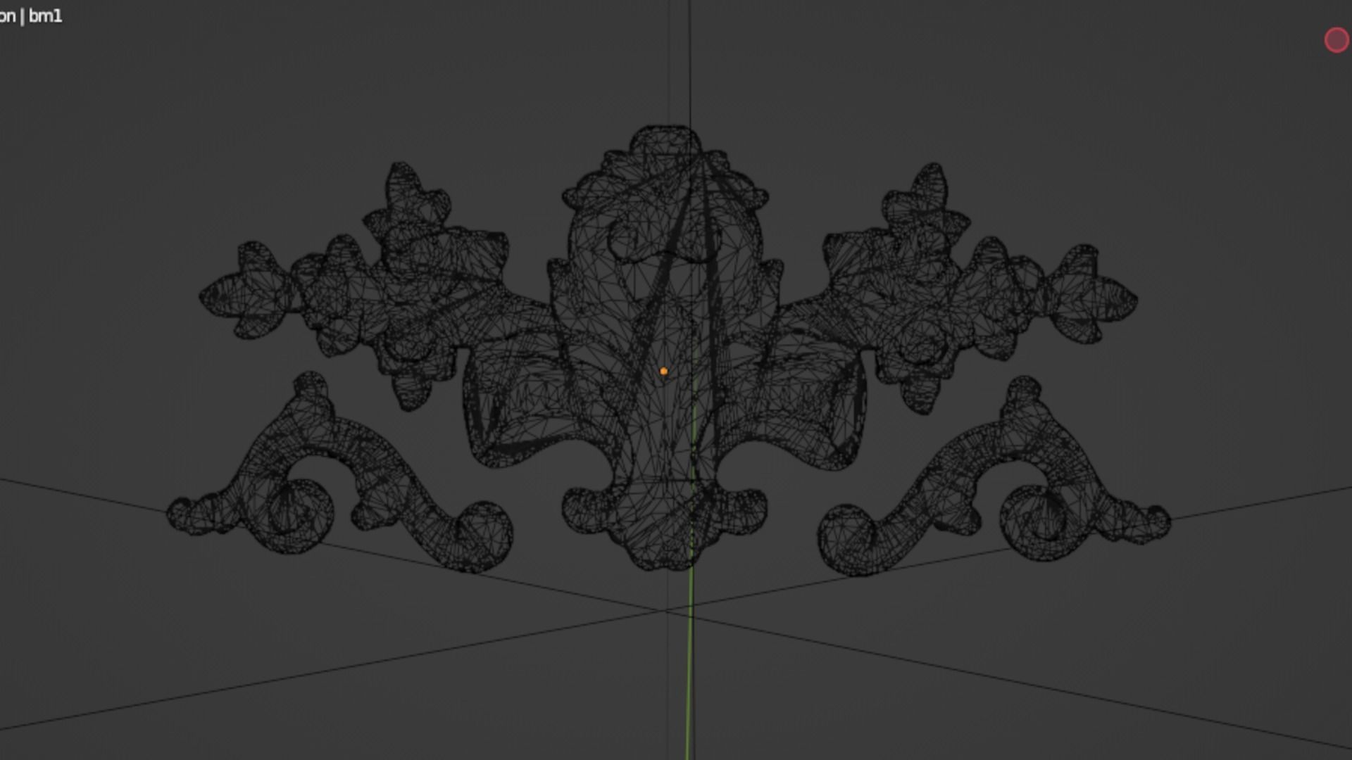 Classic decor ornament 288 3D model_6