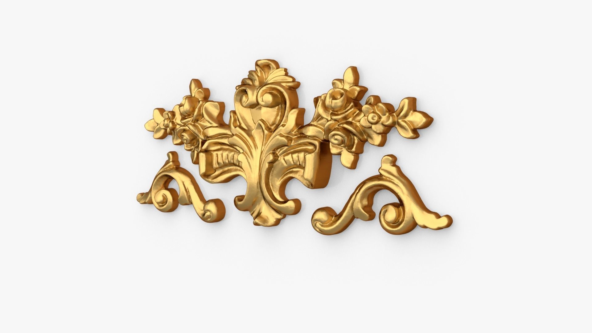 Classic decor ornament 288 3D model_2