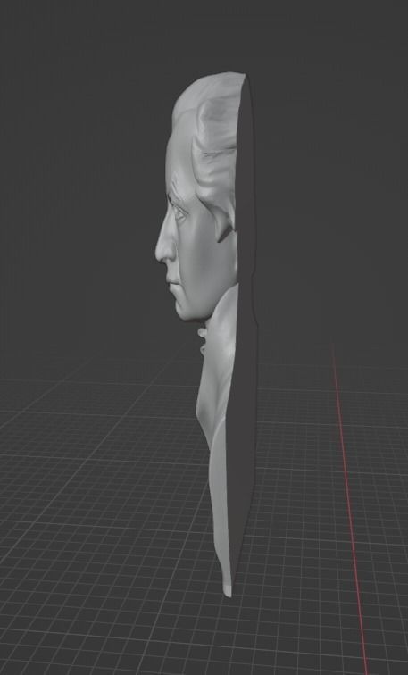 Immanuel Kant Relief 3D print model_13