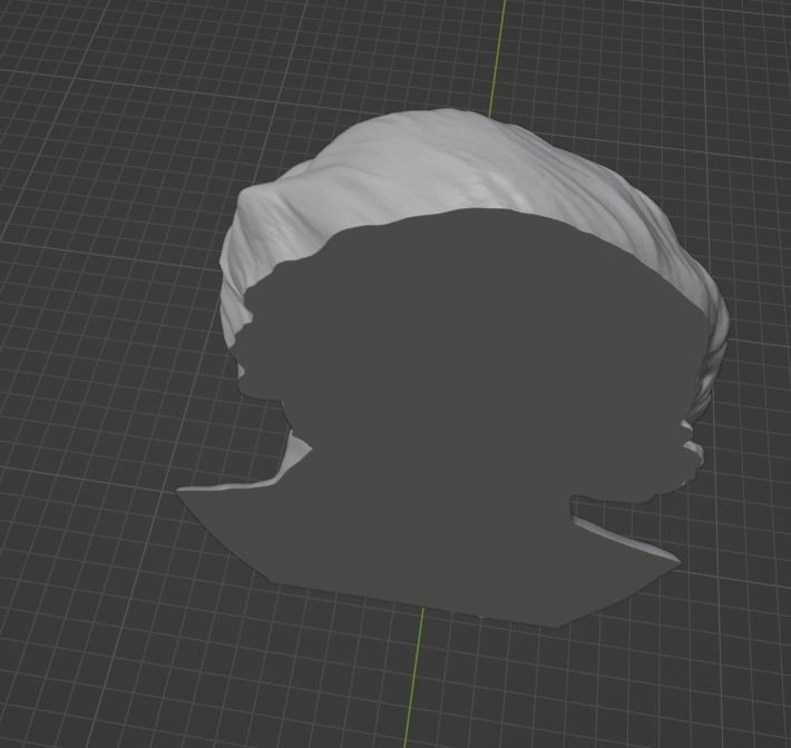 Immanuel Kant Relief 3D print model_5