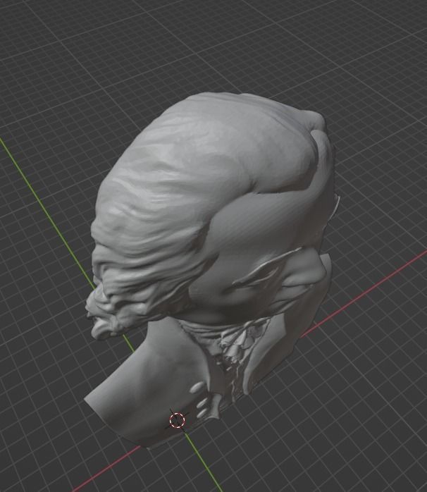 Immanuel Kant Relief 3D print model_2