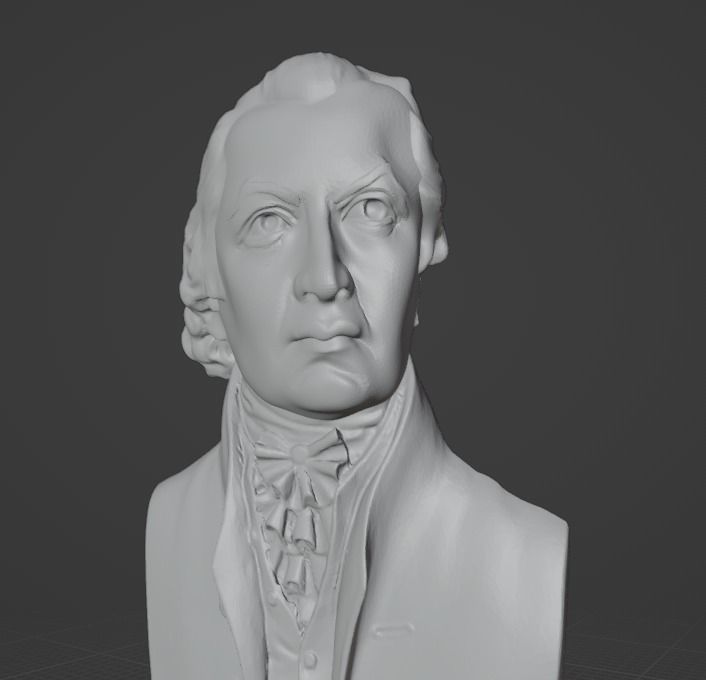Immanuel Kant Relief 3D print model_14