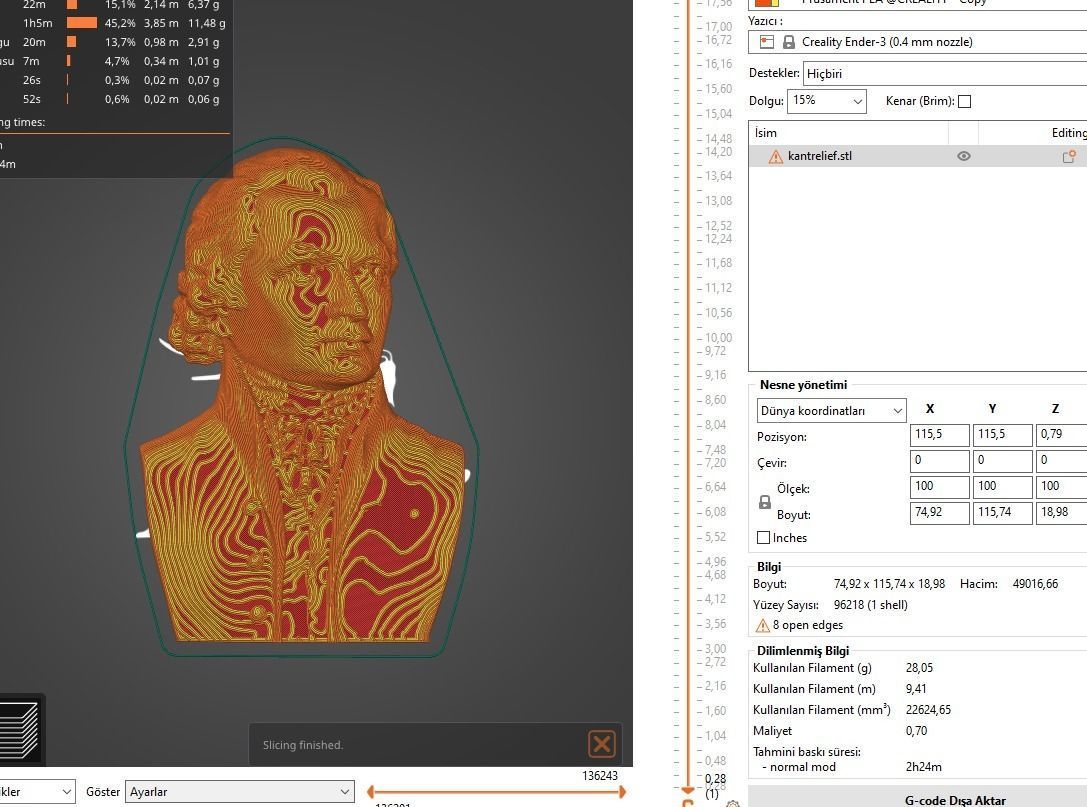 Immanuel Kant Relief 3D print model_8