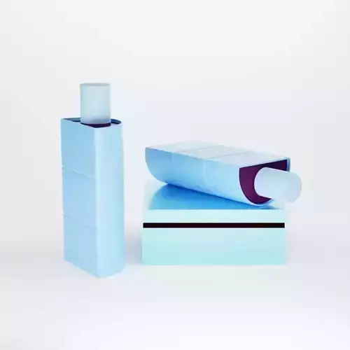 High quality 3d perfume bottle Low-poly 3D model