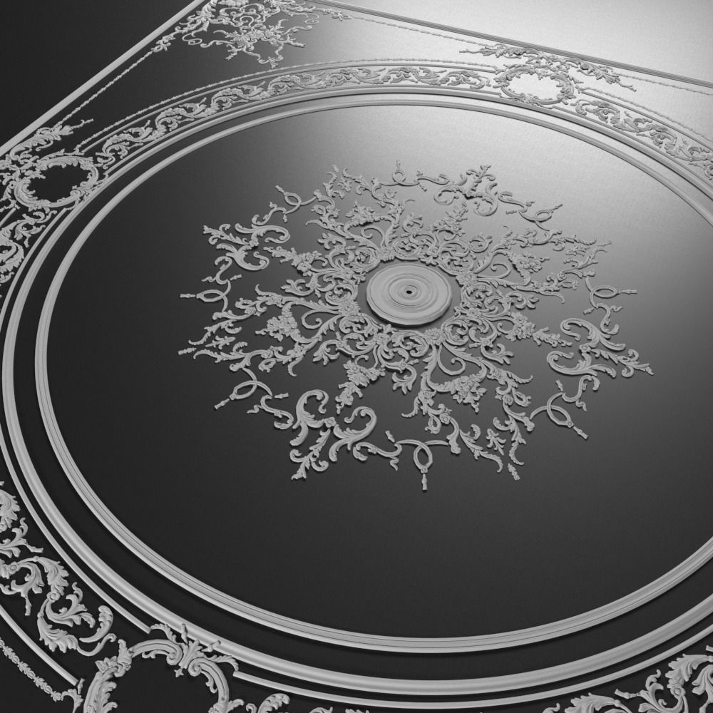 classical ornament  decor  Free 3D model_2