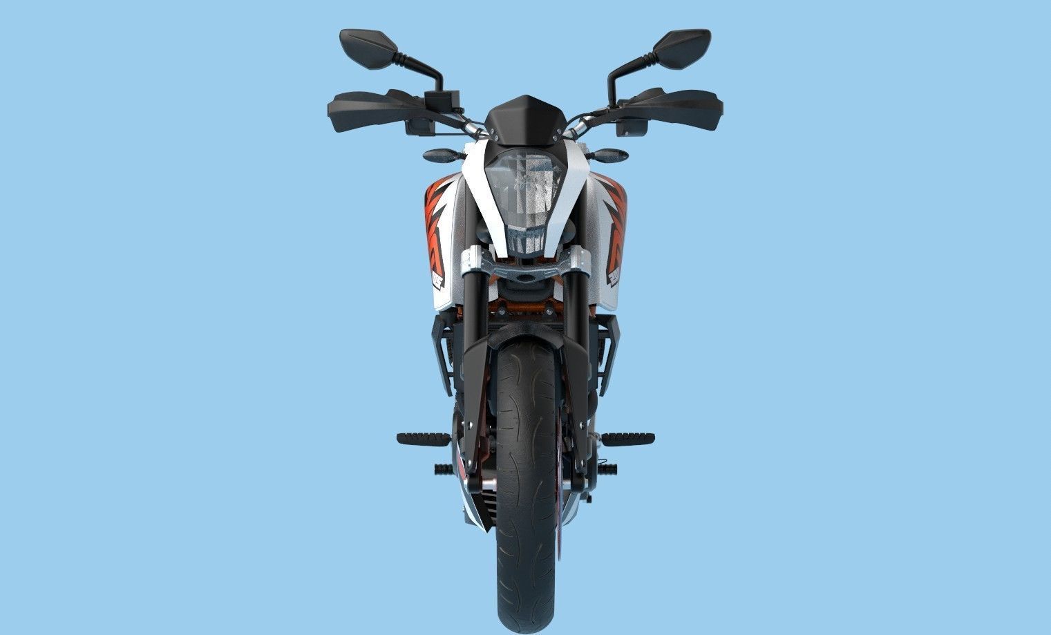 KTM Duke 200 BS3 3D model_3
