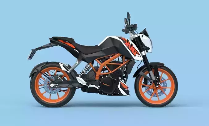 KTM Duke 200 BS3 3D model