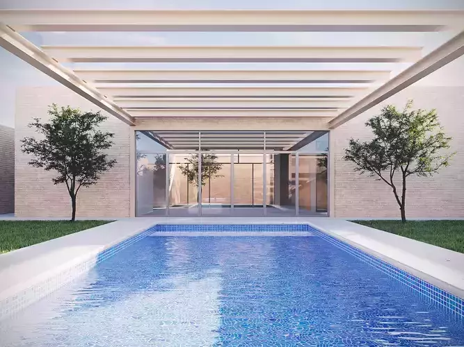 Residential Building Exterior Scene 002