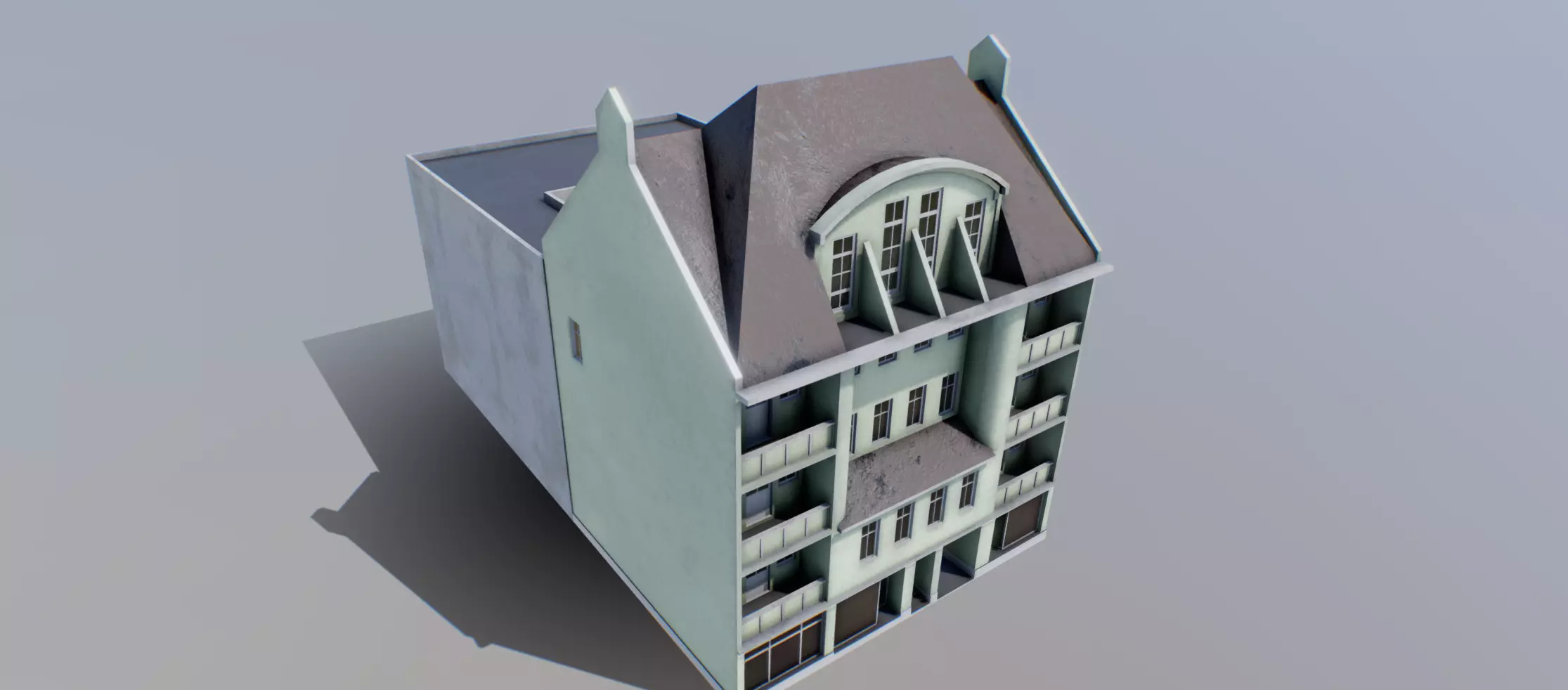 building Free 3D model