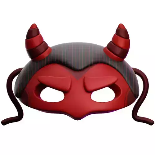 Demon Mask 3D Icon