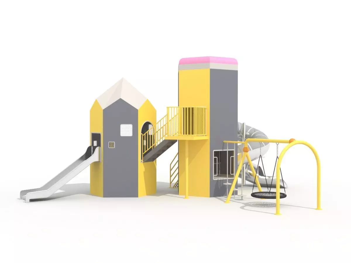 Pencil slide combination 3D model