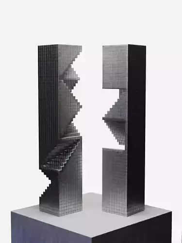 Stairs Sculpture 3D model