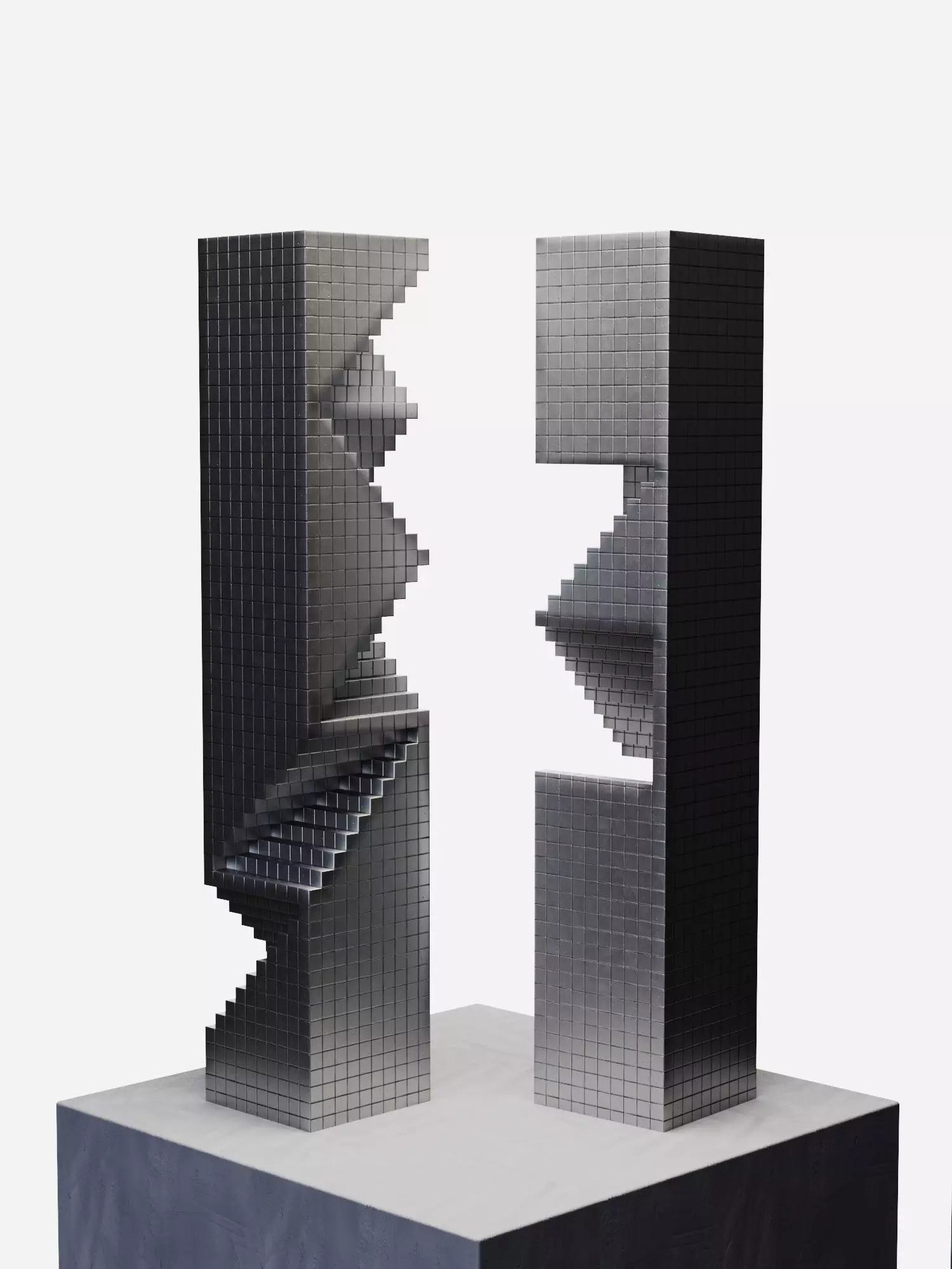 Stairs Sculpture 3D model_0