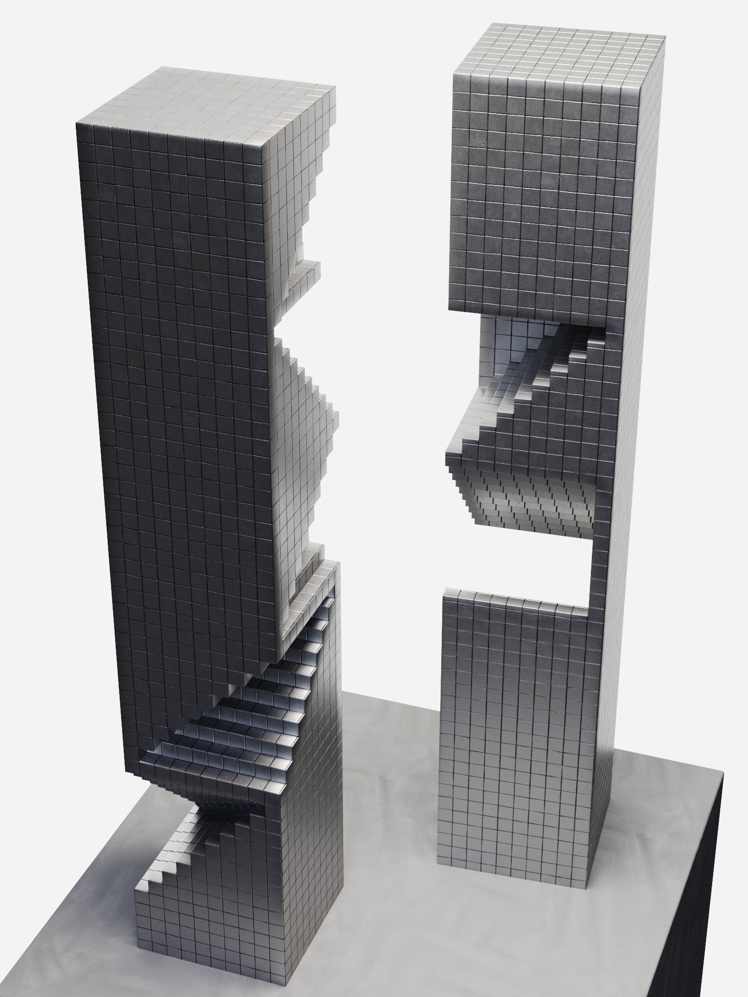 Stairs Sculpture 3D model_1