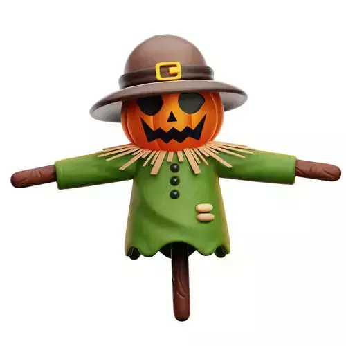 Scarecrow 3D Icon