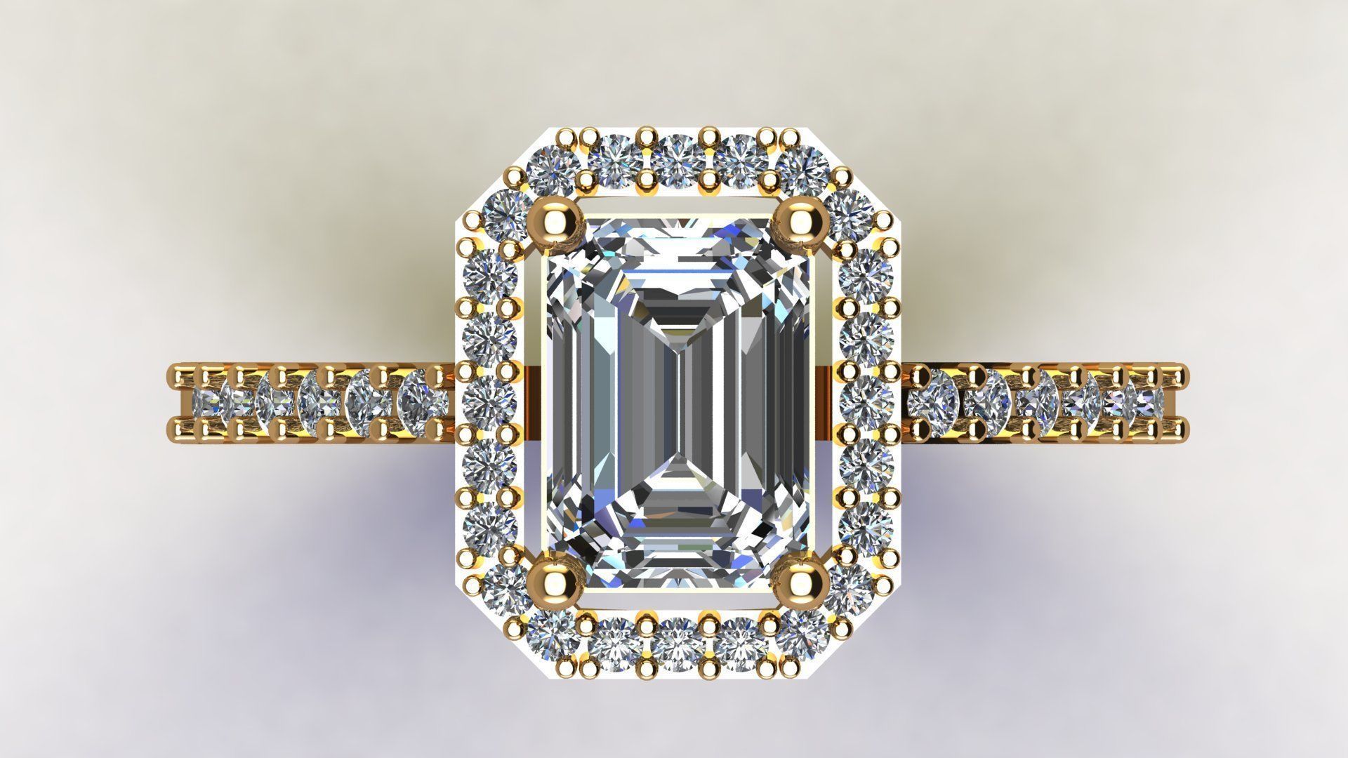 DIAMOND RING 3D print model_1