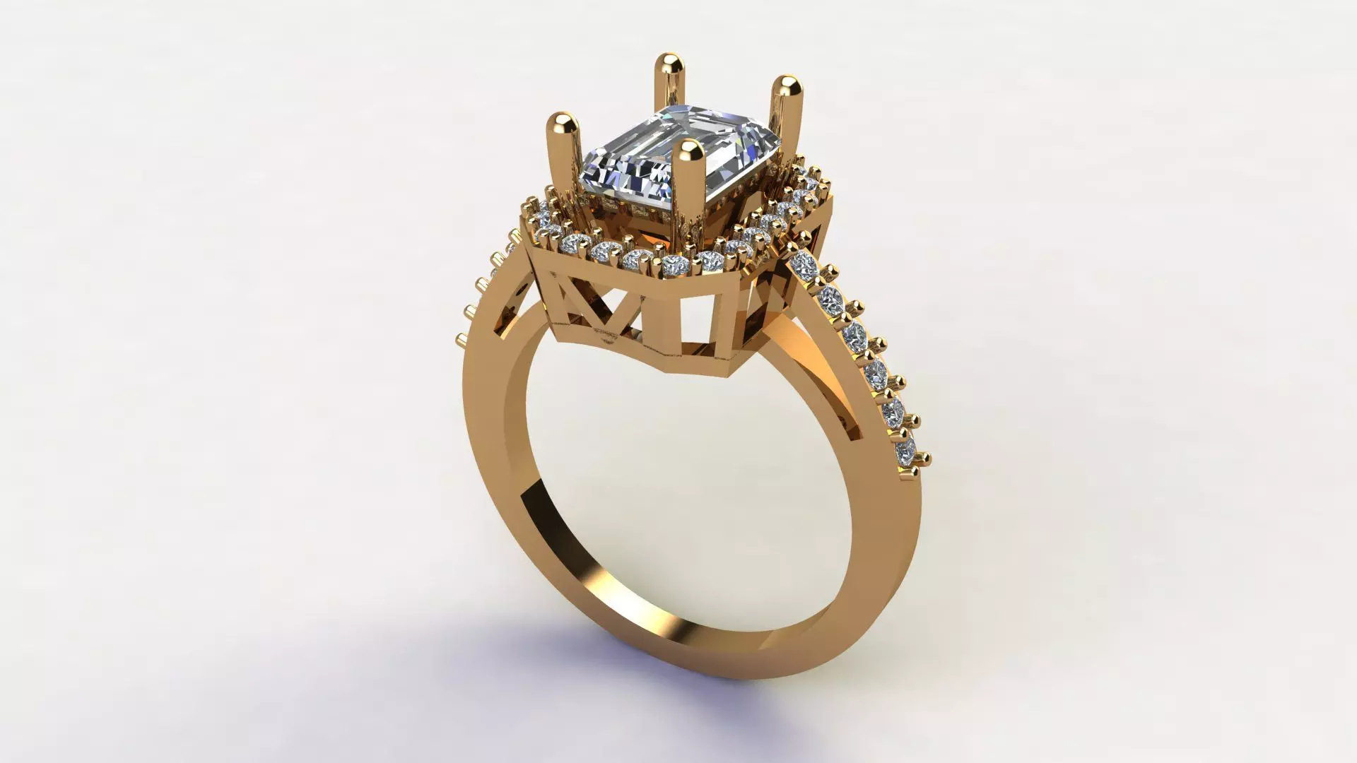 DIAMOND RING 3D print model_0
