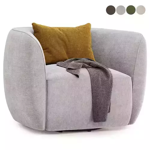 Council Swivel Lounge Chair by Blu Dot 3D model