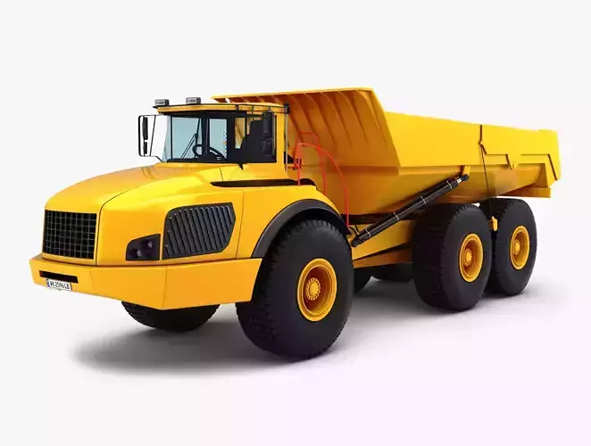 Articulated Dump Truck v 1 3D model