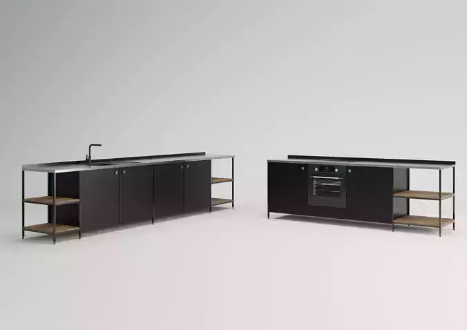 Industrial Modular Kitchen