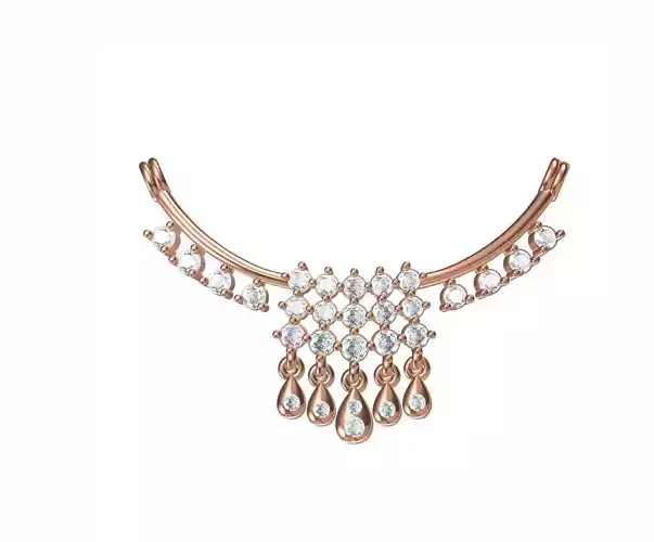 Women Necklace Pendant STL JCD Details