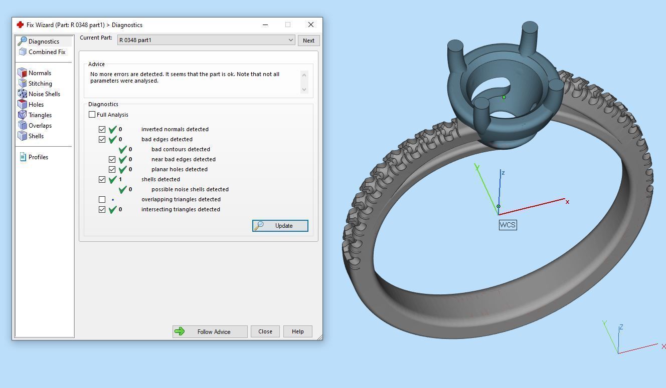 Twisted engagement ring R 0348 printable 3d model 3D print model_19